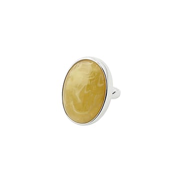 Pilgrim Still Ring Sølvbelagt/Gul