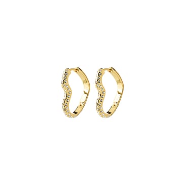 Pilgrim SORA heart earrings gold-plated