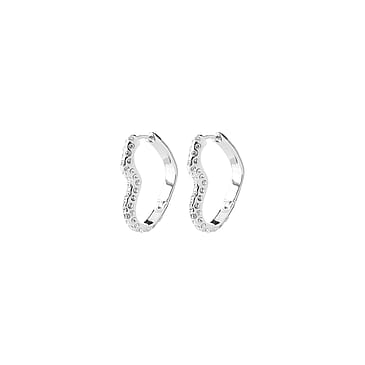 Pilgrim SORA heart earrings silver-plated