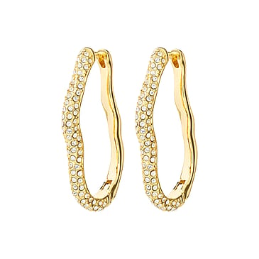 Pilgrim AVOLA hoop earrings gold-plated