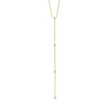 Pilgrim ROOT  Y-necklace gold-plated
