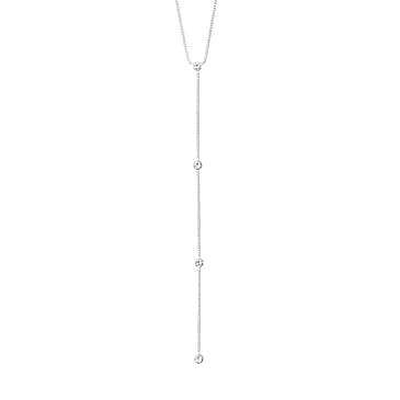 Pilgrim ROOT  Y-necklace silver-plated