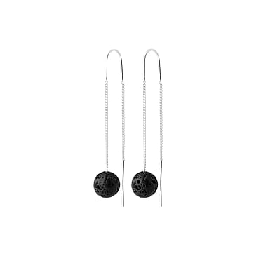 Pilgrim ROOT chain earrings silver-plated