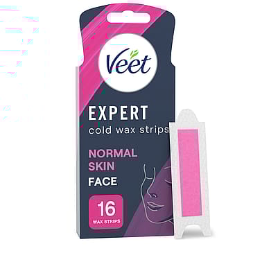 Veet Cold Wax Strips Face 16 stk