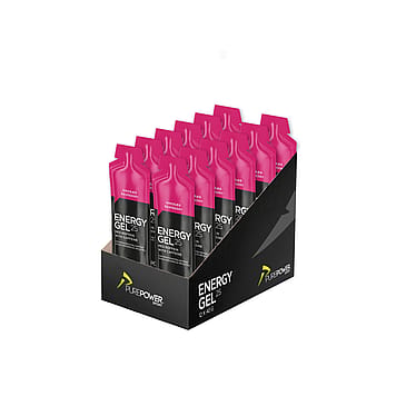 PurePower Energy Gel Hindbær Koffein 12x40g