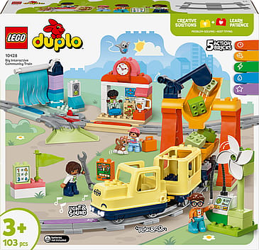Lego By Stort interaktivt lokalbanetog Sæt 10428