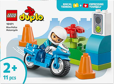 Lego Blå politimotorcykel 10471