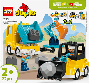 Lego 3-i-1 Entreprenørmaskiner 10475