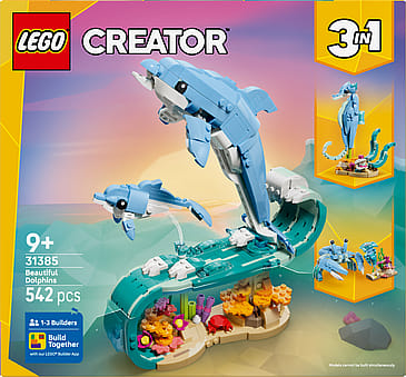 Lego Havdyr: Smukke delfiner 31385