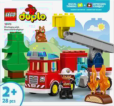 Lego Brandbil med slange og brandmand 10473