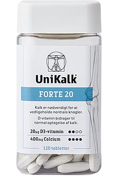 Unikalk Forte 20 120 stk.