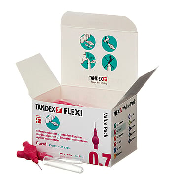 Tandex FLEXI Mellemrumsbørste Coral