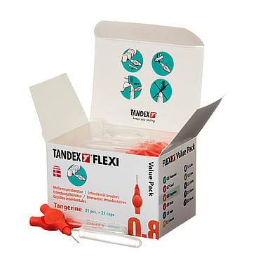 Tandex FLEXI Mellemrumsbørste Tangerine
