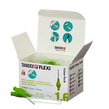Tandex FLEXI Mellemrumsbørste Lime