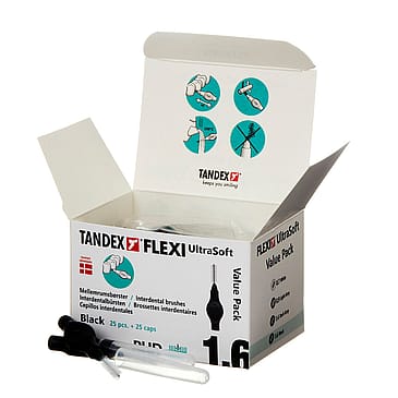 Tandex FLEXI Mellemrumsbørste Black