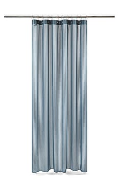 Compliments Lines shower curtain Sea Blu 140 x 220cm
