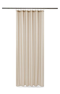 Compliments Lines shower curtain Linen 140 x 220cm