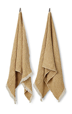 Compliments Como Towel Mustard 60x100 cm