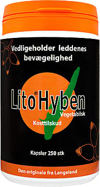 Hyben Vital Lito® Hyben Pulver Vegetabilsk 250 kaps.