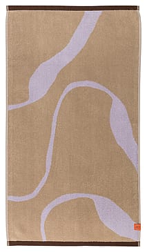 Mette Ditmer Bath Towel Sand / Lilac