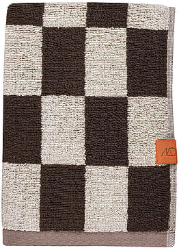 Mette Ditmer Retro Gæstehåndklæde Chokolade 40 x 55 cm