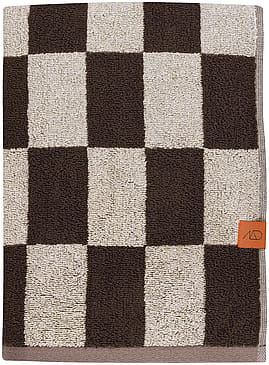 Mette Ditmer Retro Badehåndklæde Chokolade 70 x 133 cm