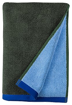 Mette Ditmer Soft Towel Olive/Light Blue 50 x 90 cm
