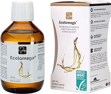 Ecolomega fiskeolie 200 ml