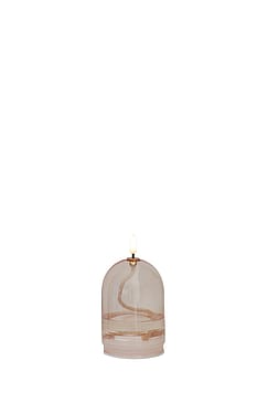 Sirius Dea Lysdekoration, Batteri Light pink Ø 11 x H 15 cm