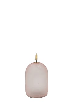 Sirius Minna Lysdekoration, Batteri Mat Light Pink H 11 cm