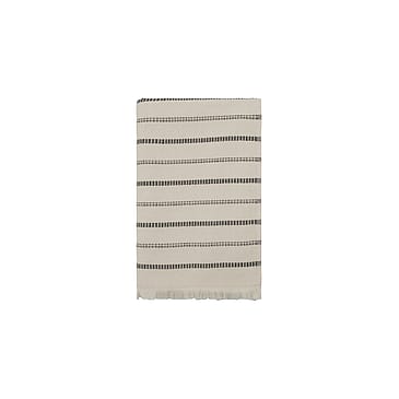 Meraki Håndklæde Mktrue Råhvid / Sort 70 x 140 cm