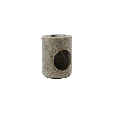 Meraki Oliebrænder MkMarble Beige Sølv Finish