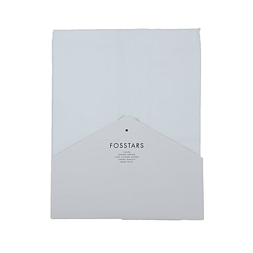 Fossflakes Betræk AmmePude Bomuldssatin Hvid