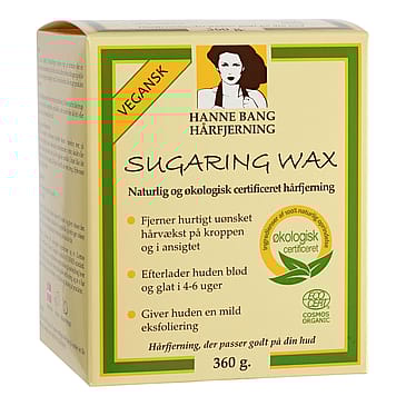 Hanne Bang Organic Sugaring Wax 360 g + 10 Strips