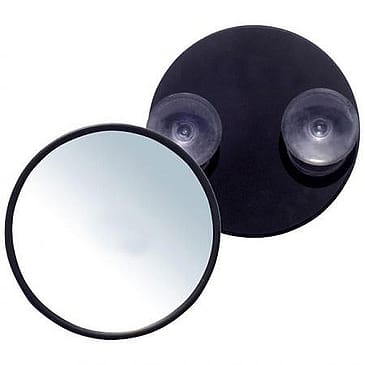 UNIQ Makeup Spejl Med Forstørrelse Og Sugekop Sort