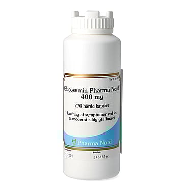 Glucosamin Pharma Nord 400 mg hårde kapsler 270 kaps.