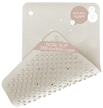 HEVEA Honey Comb Bath Mat Marble