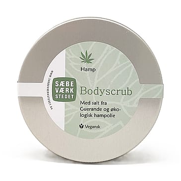 SÆBEVÆRKSTEDET Hamp Saltscrub med økologisk hampolie 200 ml