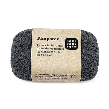 SÆBEVÆRKSTEDET Stor Pimpsten af Genbrugsmateriale Mørkegrå