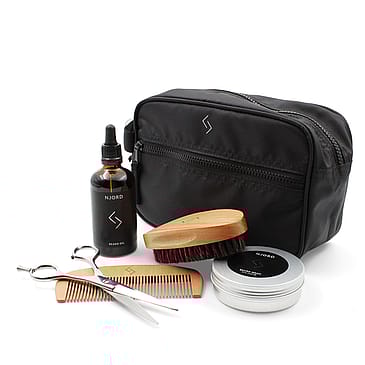 Njord Beard Starter Kit Gaveæske Venstrehåndet