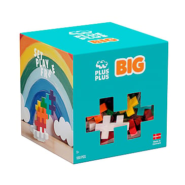 Plus-Plus BIG Rainbow Mix 100 stk