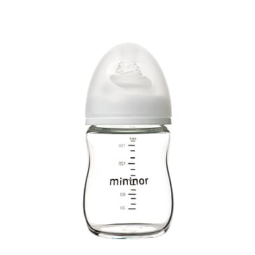 Mininor Sutteflaske glas 160 ml/ 0 mdr.
