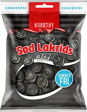 Nordthy Sød Lakrids Sukkerfri 75 g
