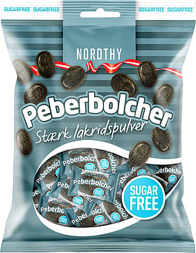 Nordthy Peberbolcher Sukkerfri 125 g