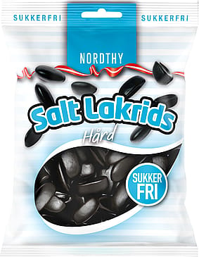 Nordthy Saltlakrids Hård Sukkerfri 65 g