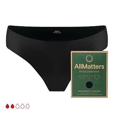 AllMatters Active G-streng Sort XXL
