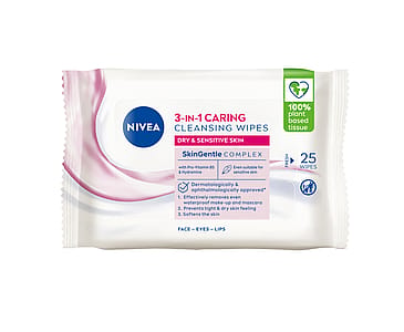 NIVEA Gentle Cleansing Wipes 25 pcs