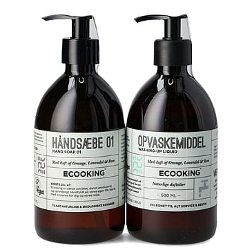 ECOOKING Håndsæbe og Opvaskemiddel Sampak 2 x 500 ml