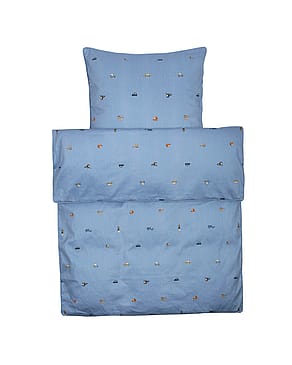 SMALLSTUFF Sengetøj Baby Maskiner 70 x 100