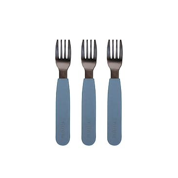 Filibabba Silikone gafler 3-pak Powder blue